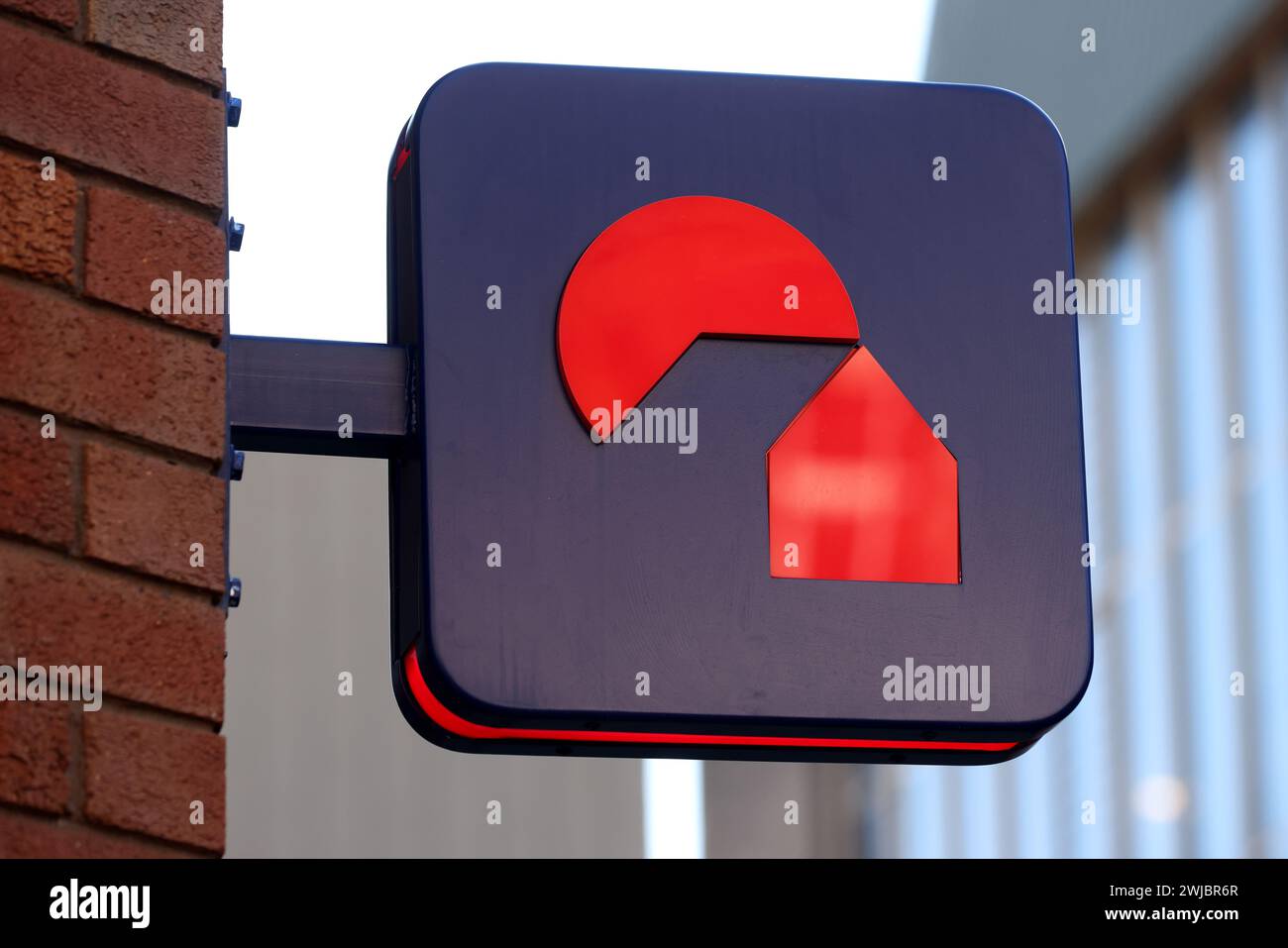 General views of a Nationwide store in Portsmouth, Hampshire, UK. Stock Photo