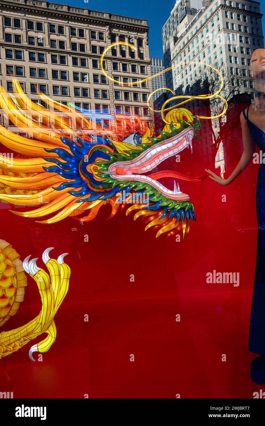 Chinese New Year at R.H. Macy Flagship Department Store in Herald
