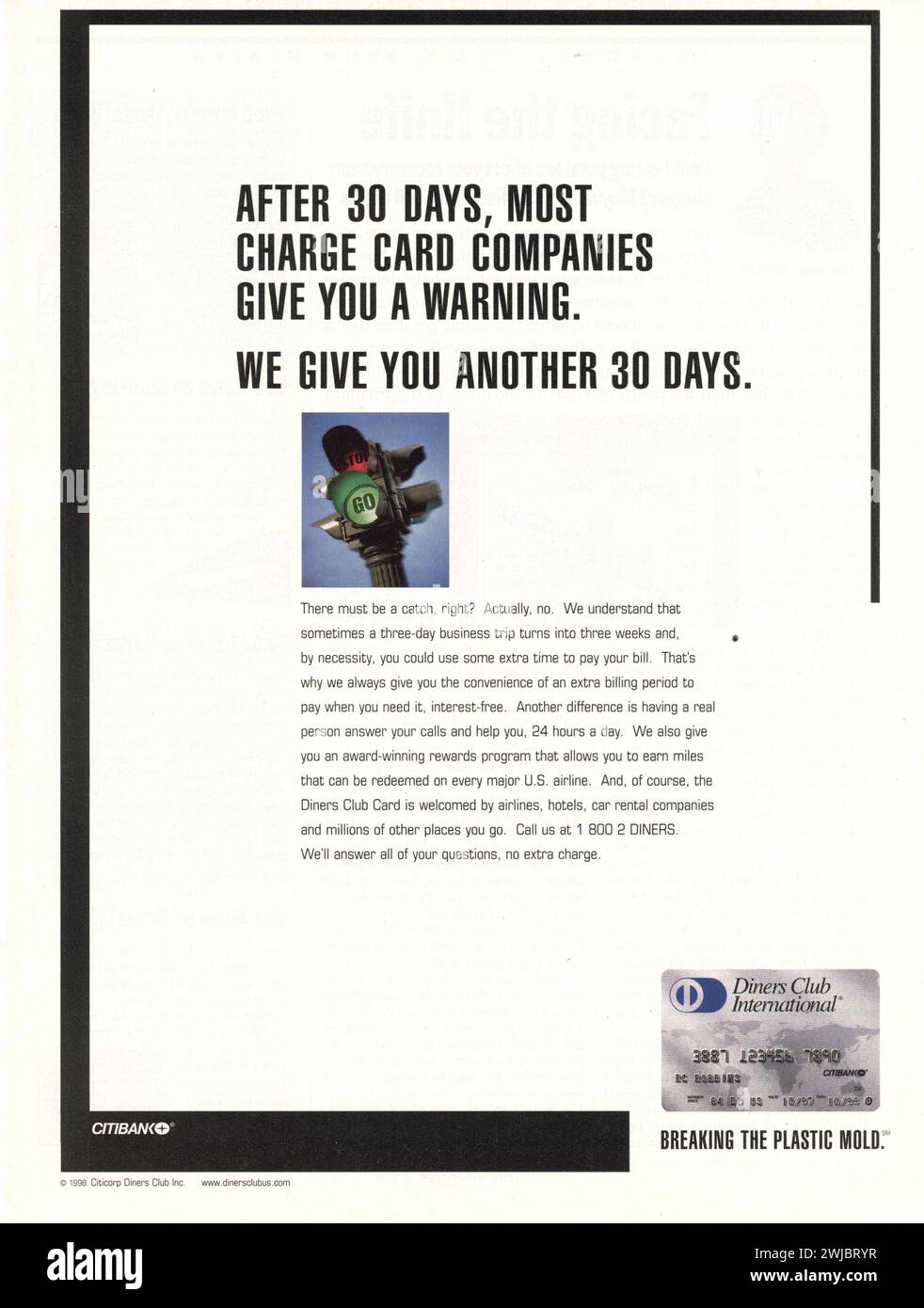Vintage 'Time' magazine 30 September 1999 issue Advert, USA Stock Photo