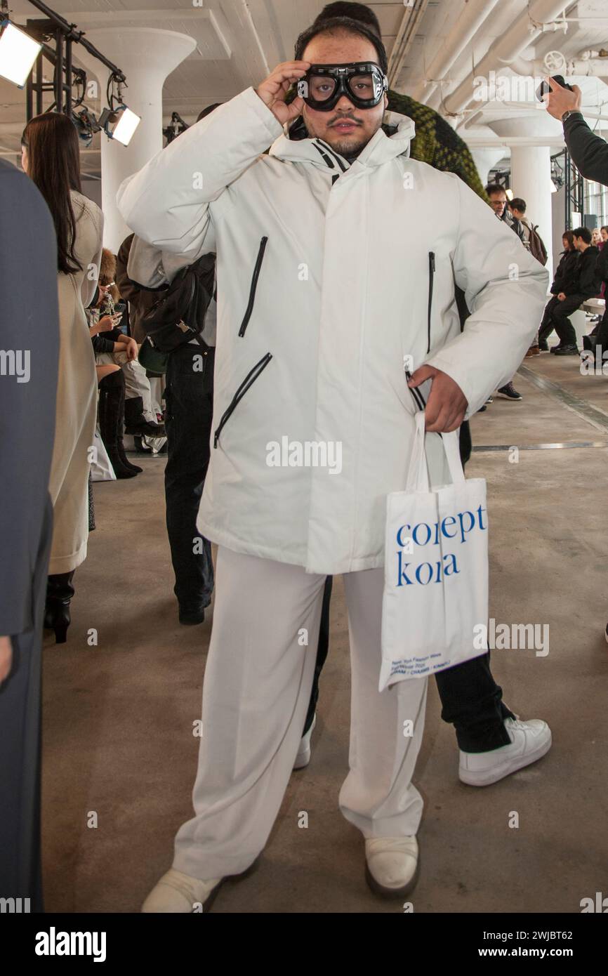 February 13h 2024 New York,USA Front Row at Concept Korea Fall