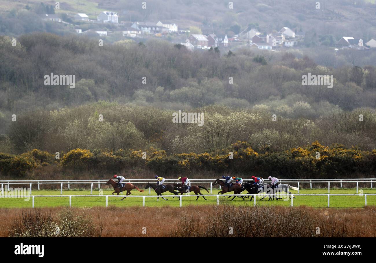 File photo dated 01042021 of Ffos Las Racecourse. Leicester's meeting