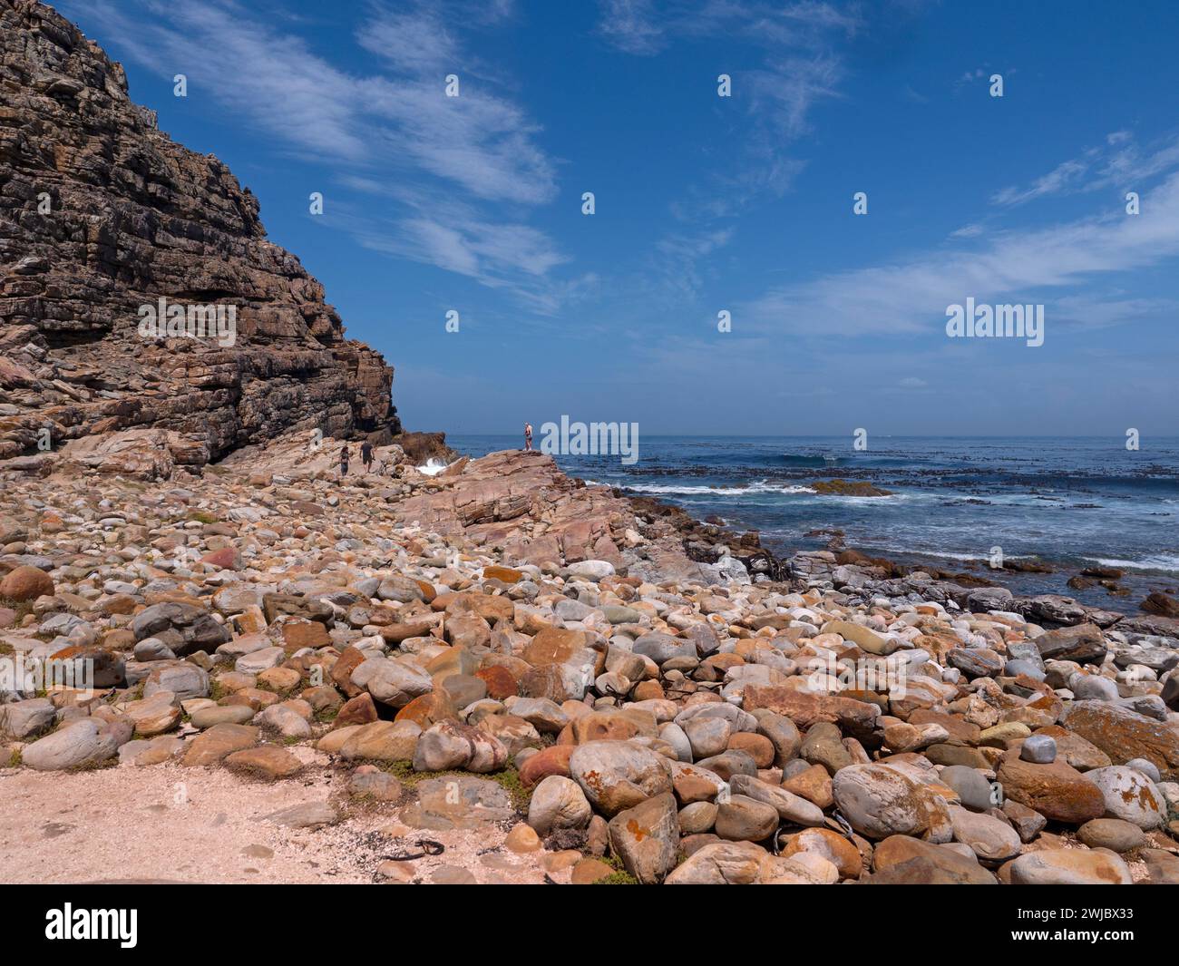 Arniston is a small seaside settlement on the coast of the Overberg region of South Africa Stock Photo