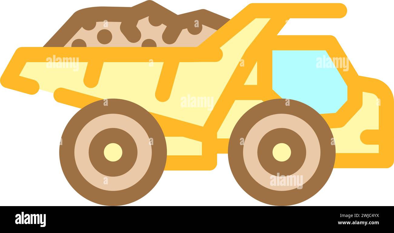 crane hook construction vehicle color icon vector illustration Stock ...