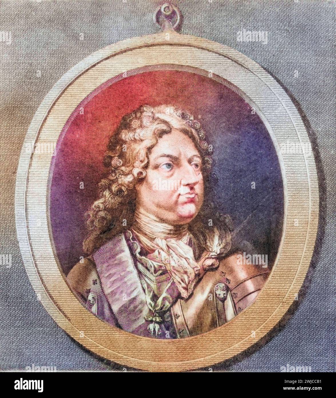 Duc d Orleans, Louis-Philippe Joseph, alias Philippe Egalite auch Duc de Chartres, 1725-1785. Regent von Frankreich für Ludwig XV., Historisch, digita Stock Photo