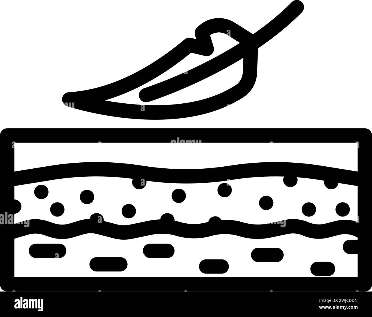 smooth skin hair salon line icon vector illustration Stock Vector Image