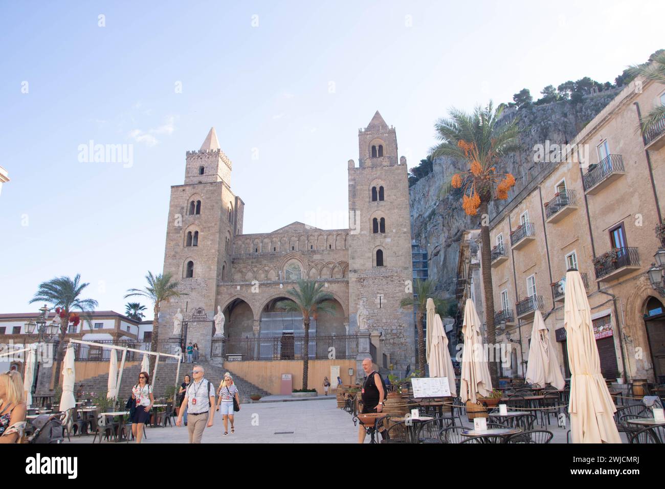 The Cathedral of Cefalù (Italian Duomo di Cefalù) in Sicily, one of