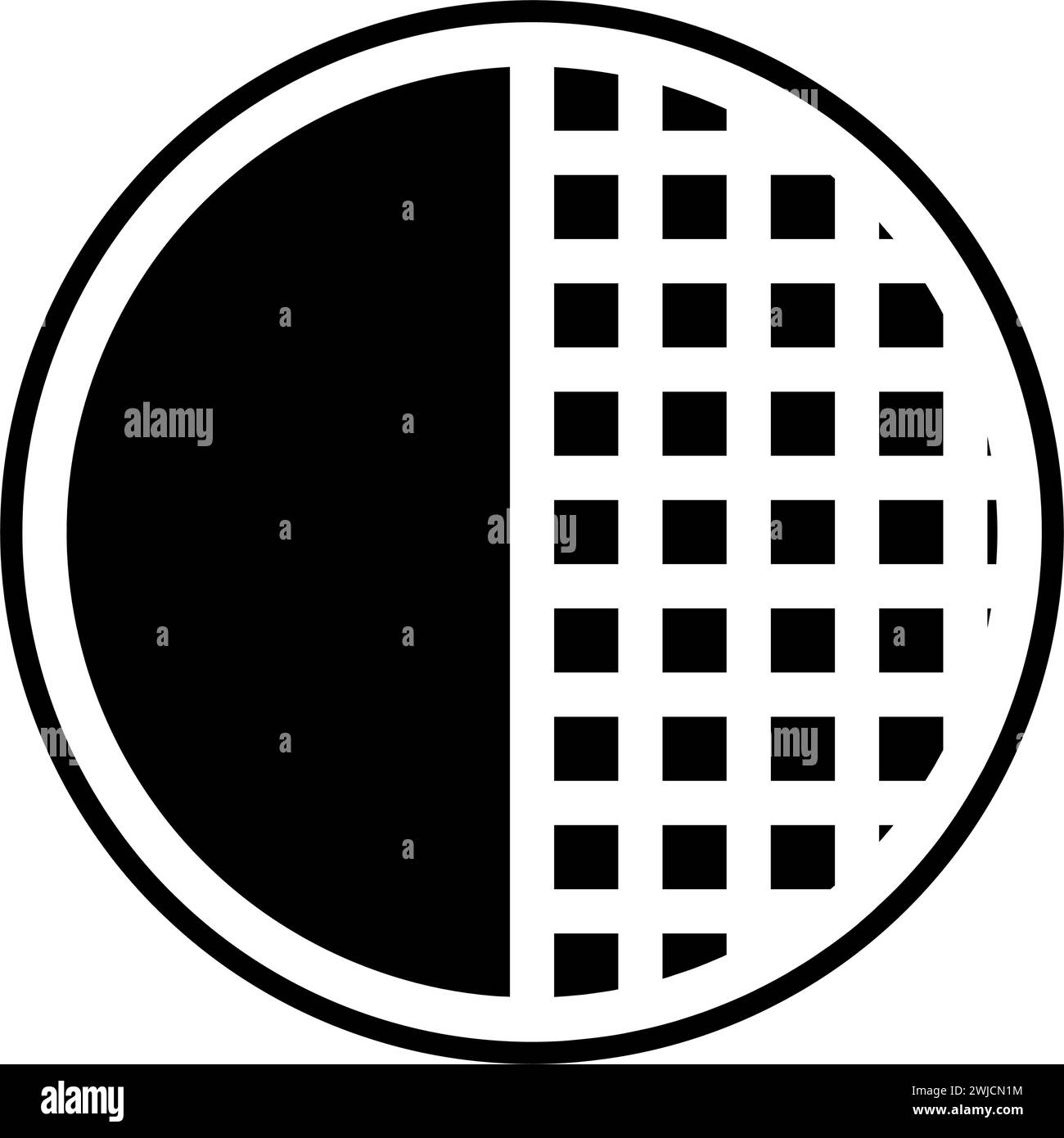 contrast ratio ux ui design glyph icon vector illustration Stock Vector ...
