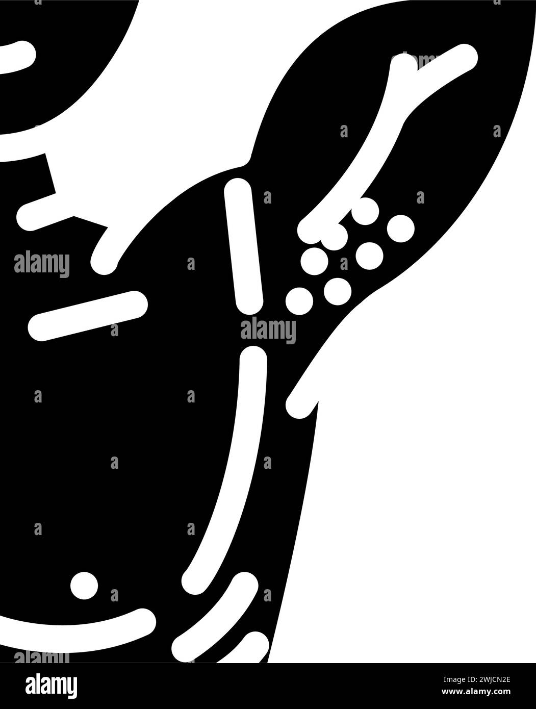 armpit hair removal male glyph icon vector illustration Stock Vector