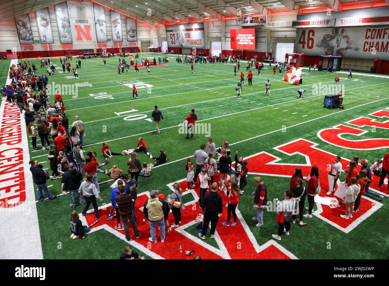 A look inside the Hawks Championship Center during the softball fan day