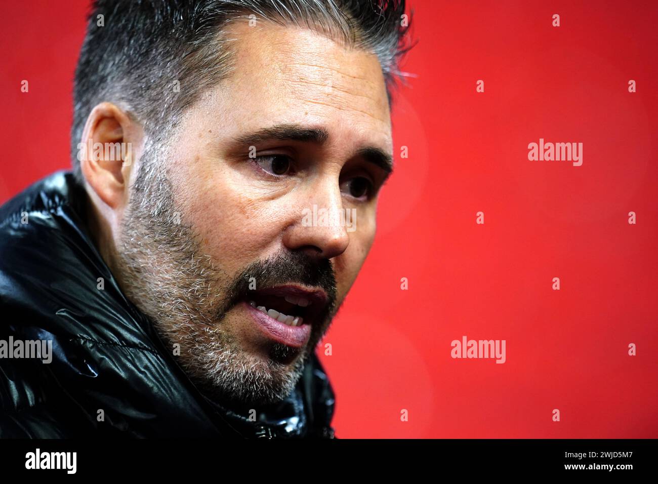 Queens Park Rangers manager Marti Cifuentes is interviewed after the