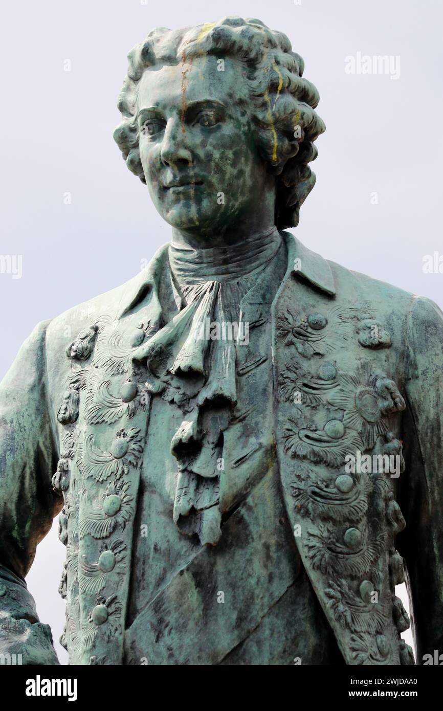 Denkmal/Statue: Kronprinz Friedrich, der spaetere Friedrich der Grosse ...
