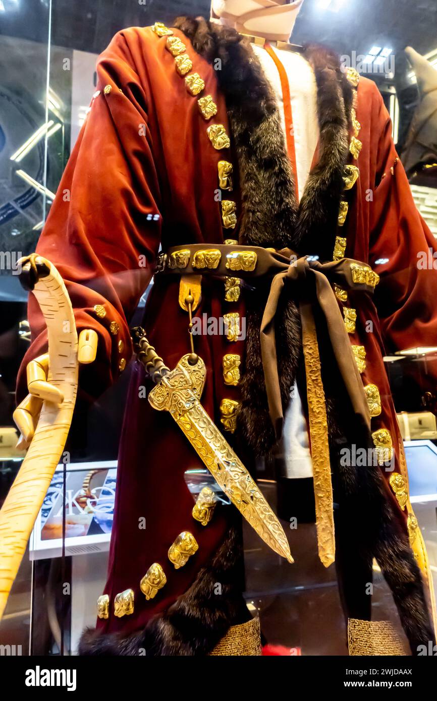 Golden Man Reconstruction, Eleke Sazy-2, Kazakhstan. 8th-7th century B