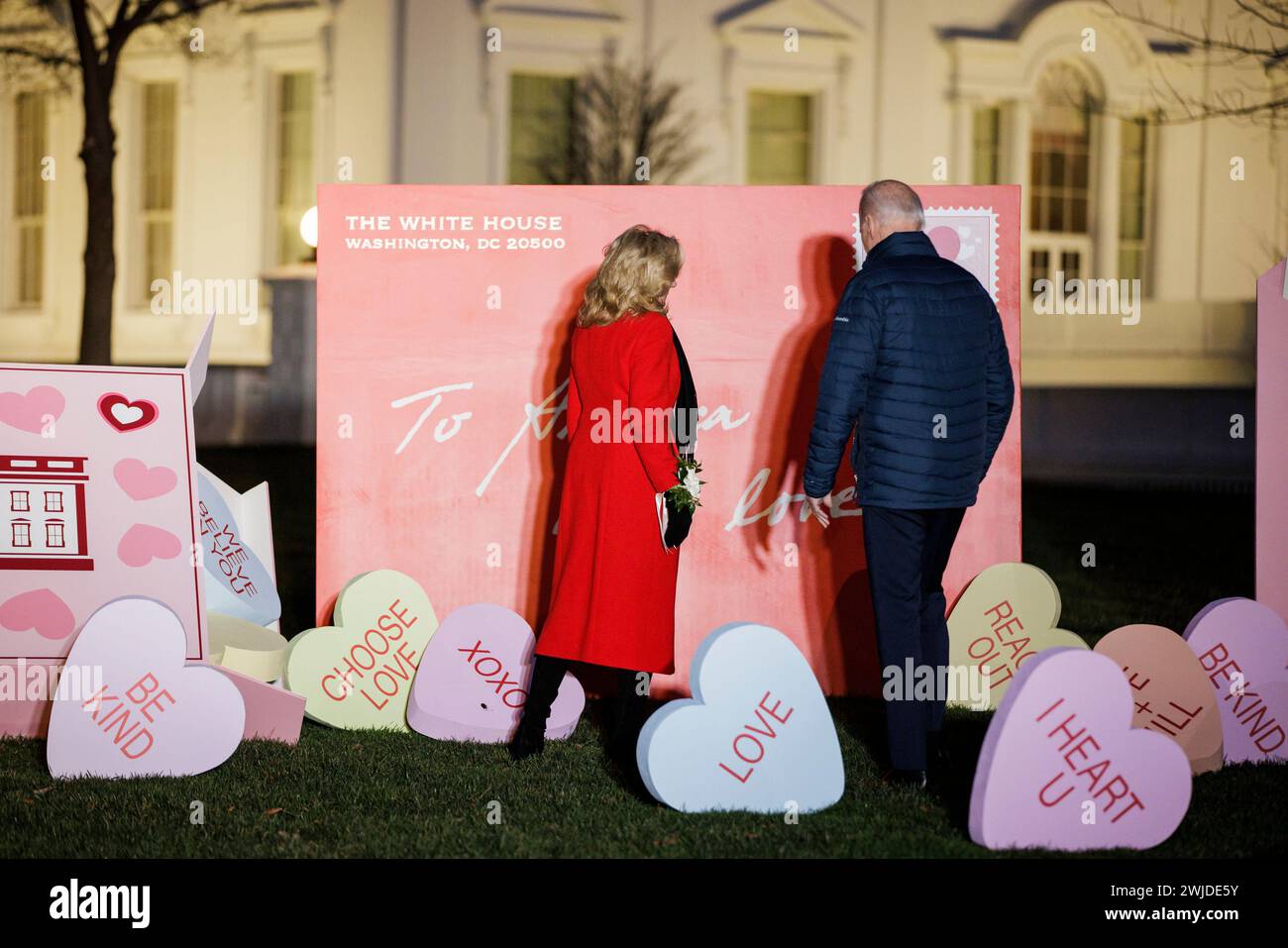 Washington, United States. 14th Feb, 2024. President Joe Biden and