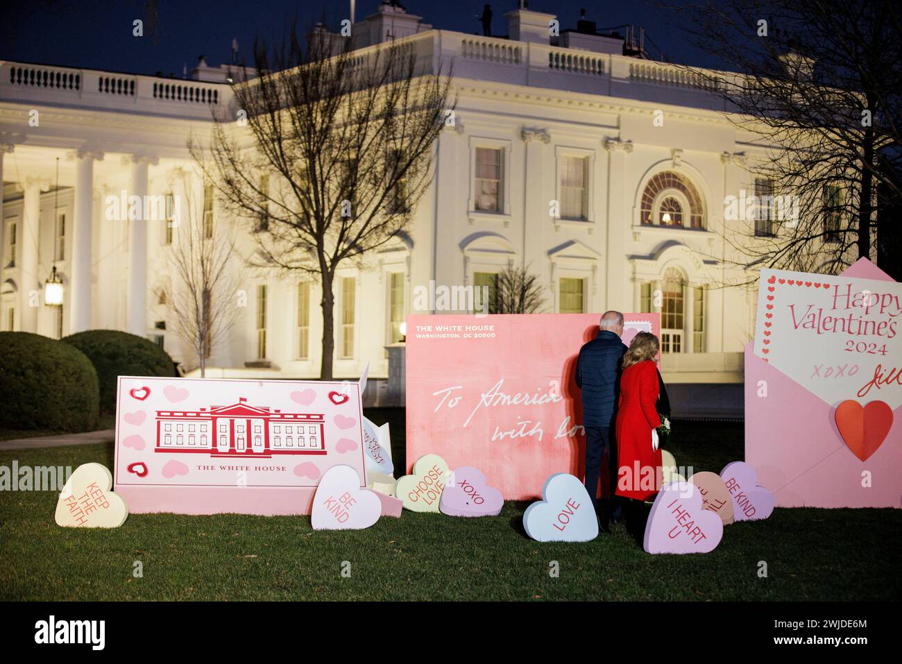 Joe biden white house decorations hires stock photography and images