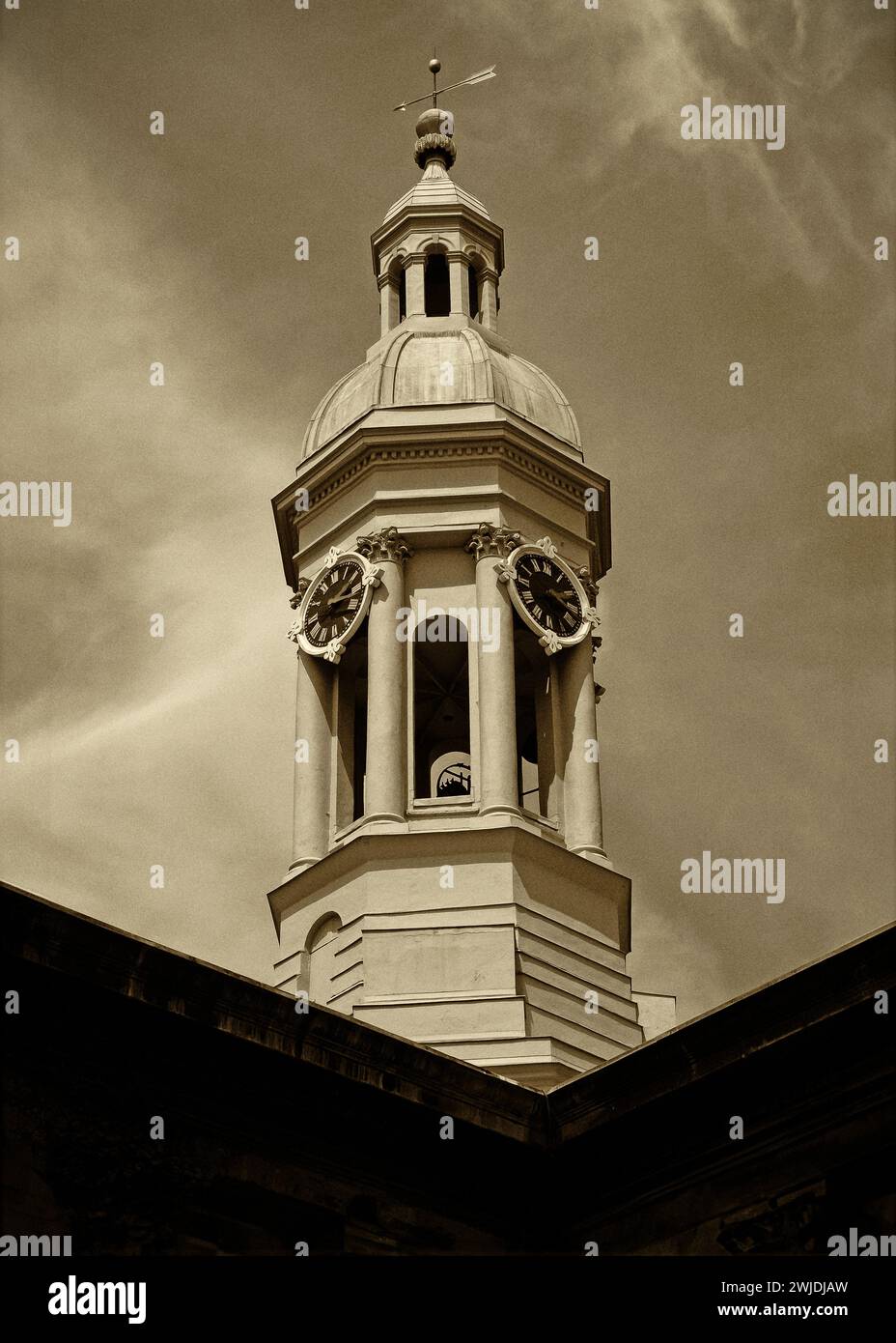 Nassau Hall tower, Princeton University, Clock Tower Stock Photo - Alamy