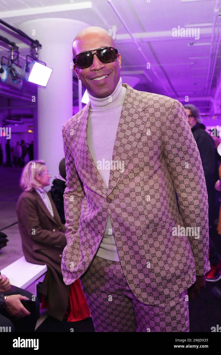 New York, USA, February 12, 2024 - Guest during the Sergio Hudson Ready ...