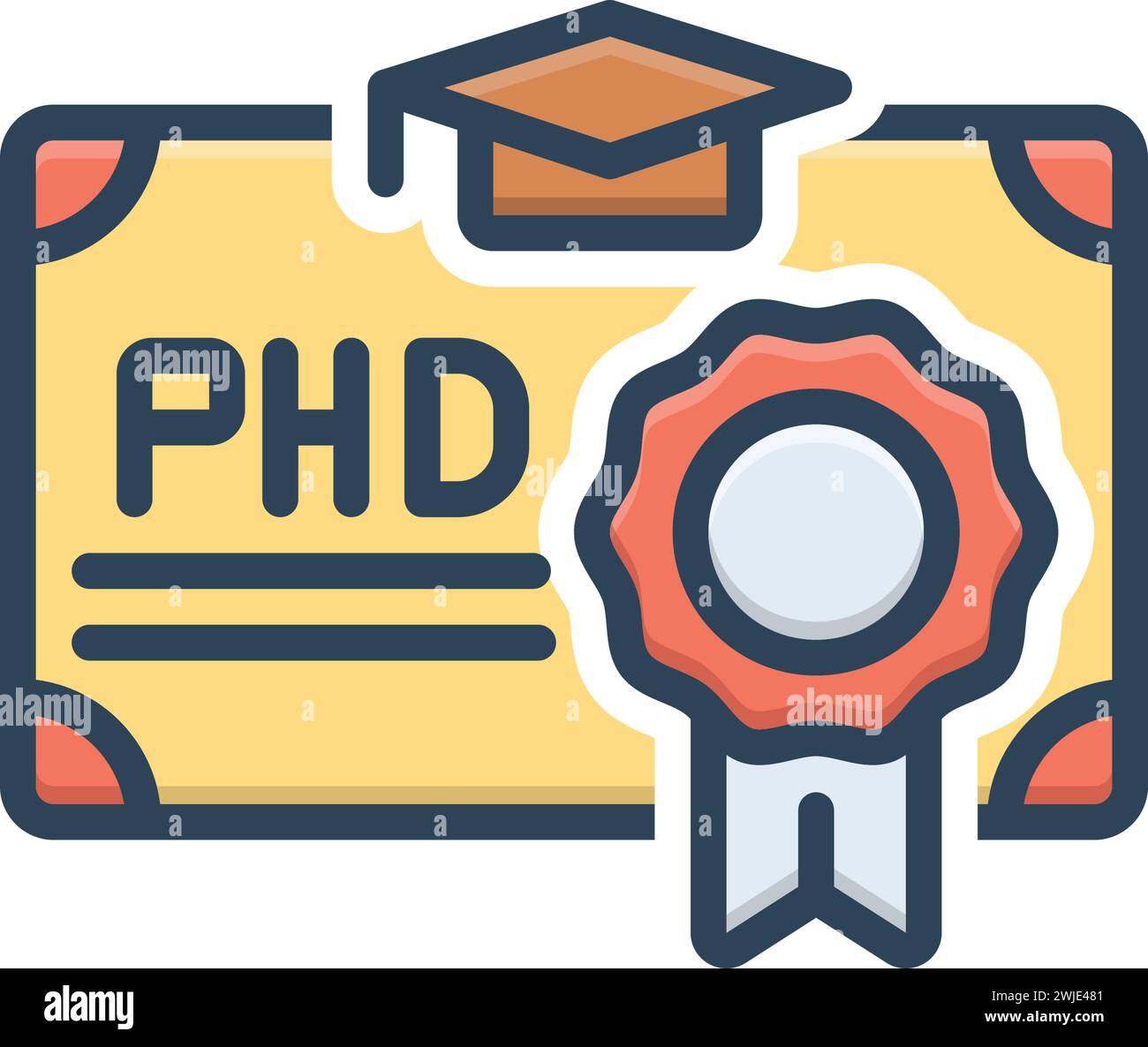 Phd certificate hi-res stock photography and images - Alamy