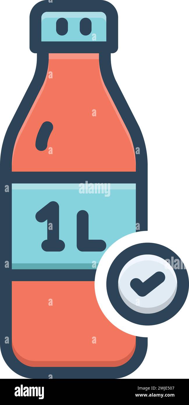Icon for literally,bottle Stock Vector Image & Art - Alamy