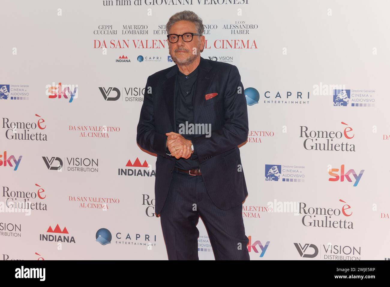 Sergio Castellitto during the red carpet of the movie Romeo e Giulietta ...