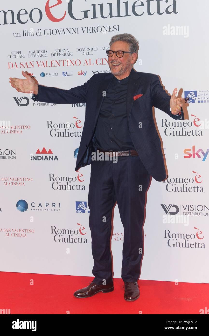 Sergio Castellitto during the red carpet of the movie Romeo e Giulietta ...