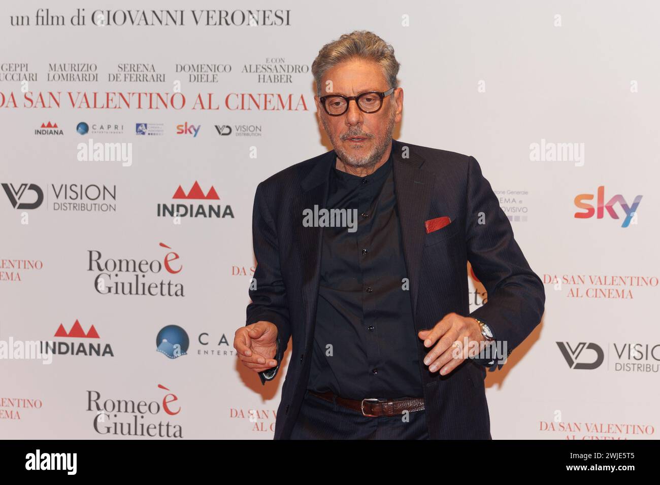 Sergio Castellitto during the red carpet of the movie Romeo e Giulietta ...