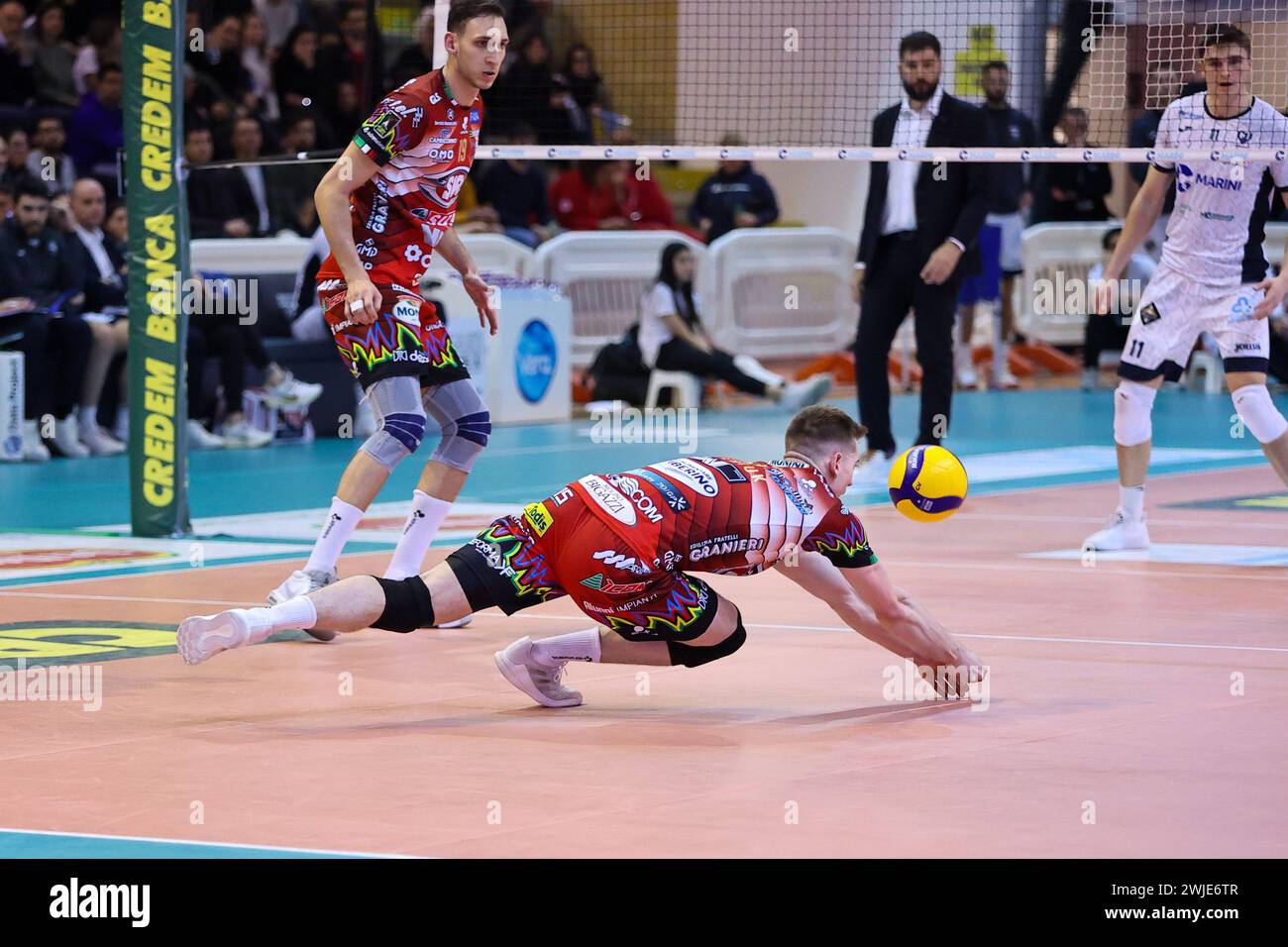 Latina, Italy. 14th Feb, 2024. Michal Kamil Semeniuk (Sir Susa Vim
