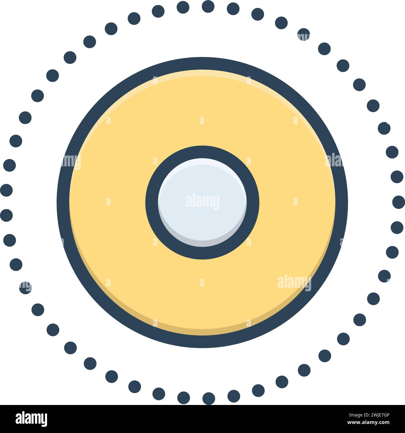 Icon for dot,circle Stock Vector