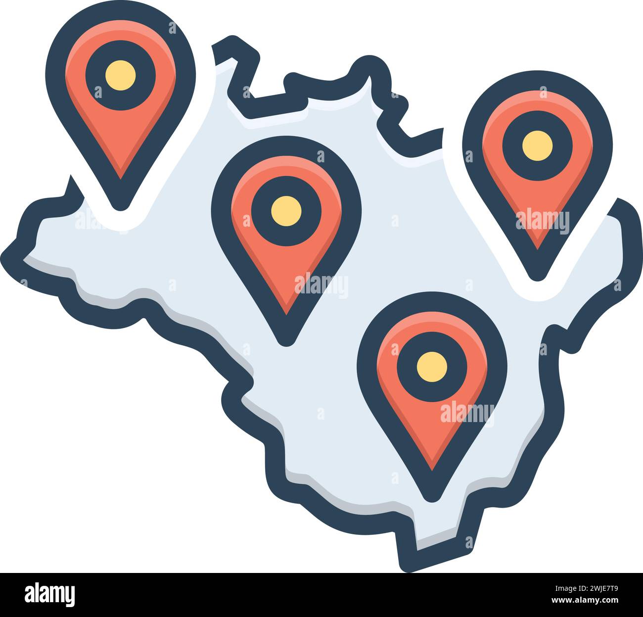 Regional icon Stock Vector Images - Alamy