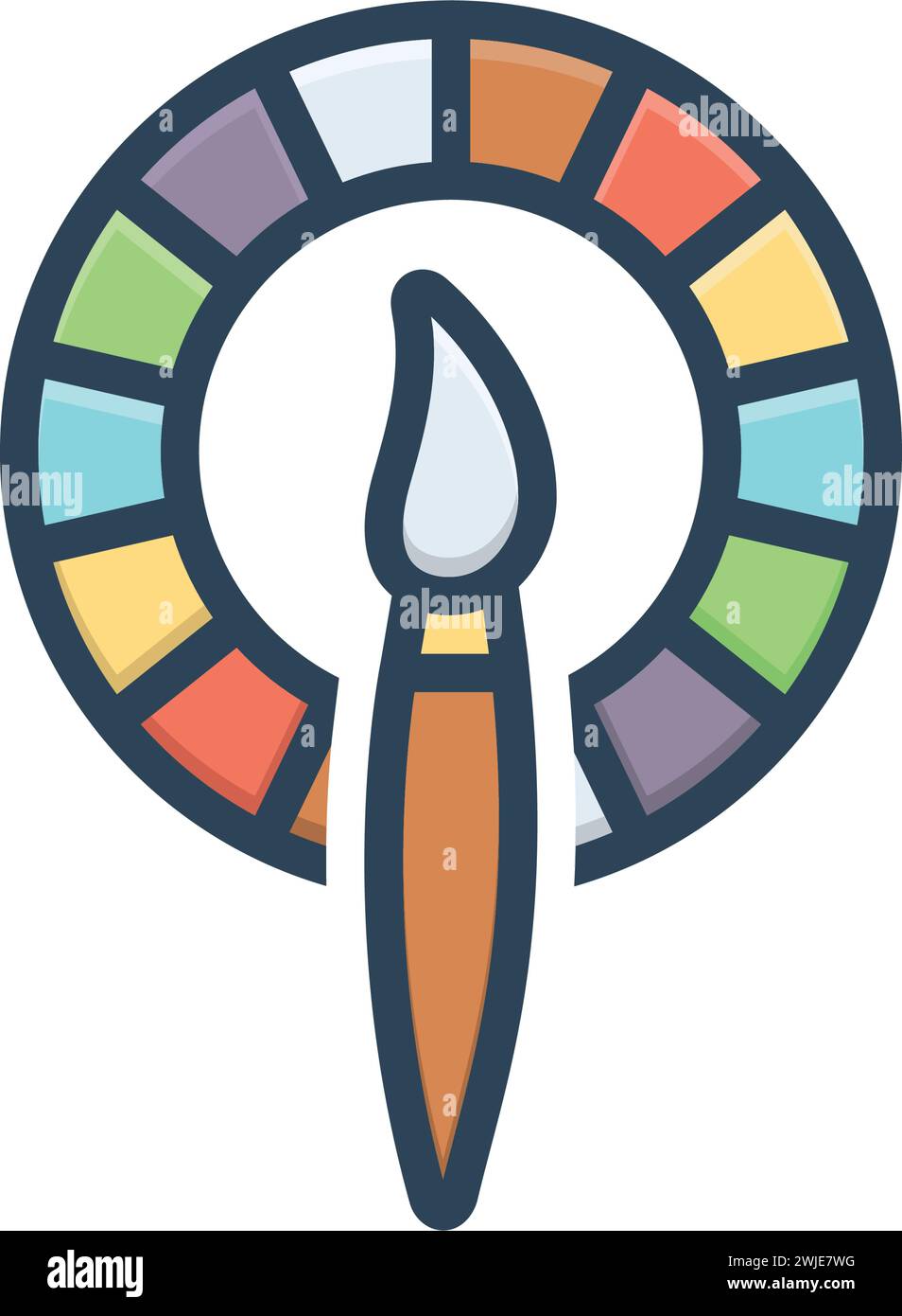 Icon for colors,paint Stock Vector Image & Art - Alamy
