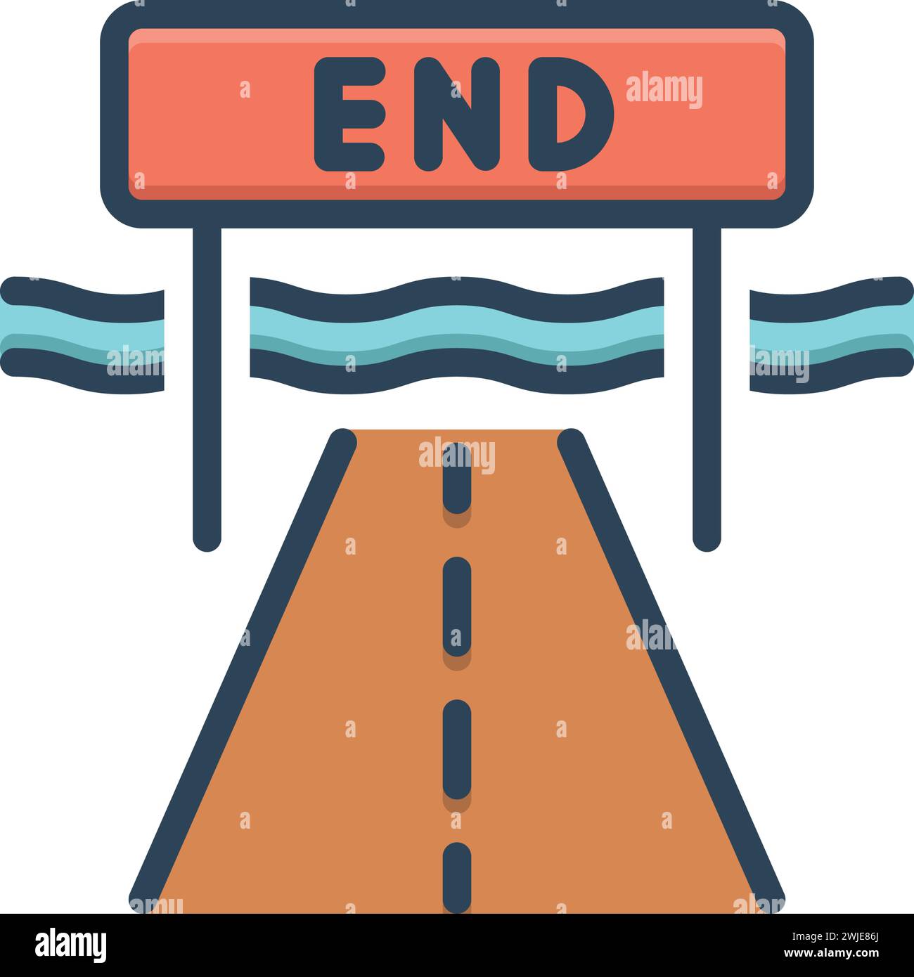 Then it ended but Stock Vector Images Alamy