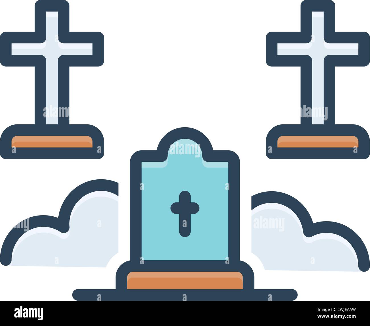 Icon for deaths,autopsy Stock Vector