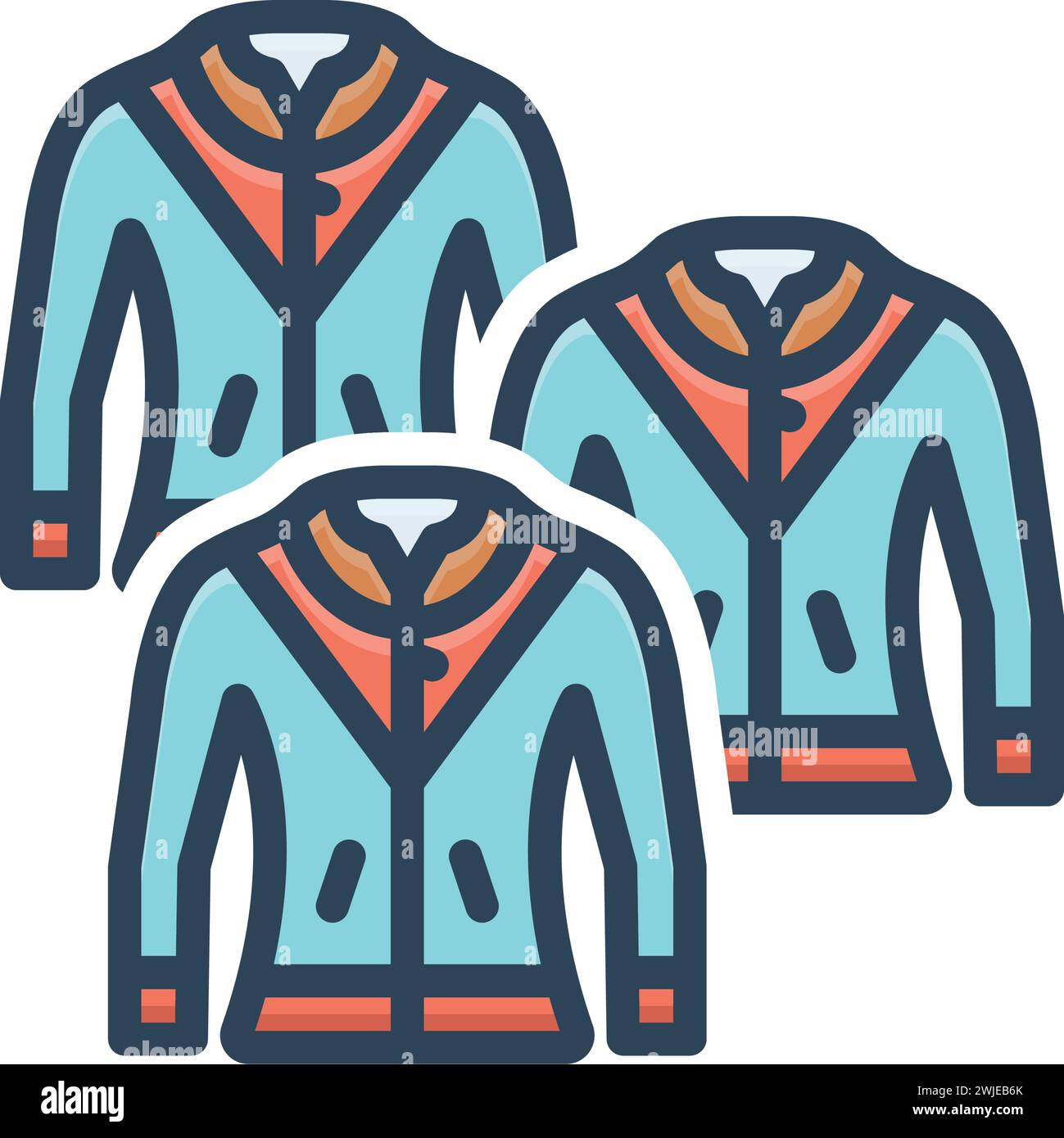 Icon for jackets,coat Stock Vector Image &amp; Art - Alamy