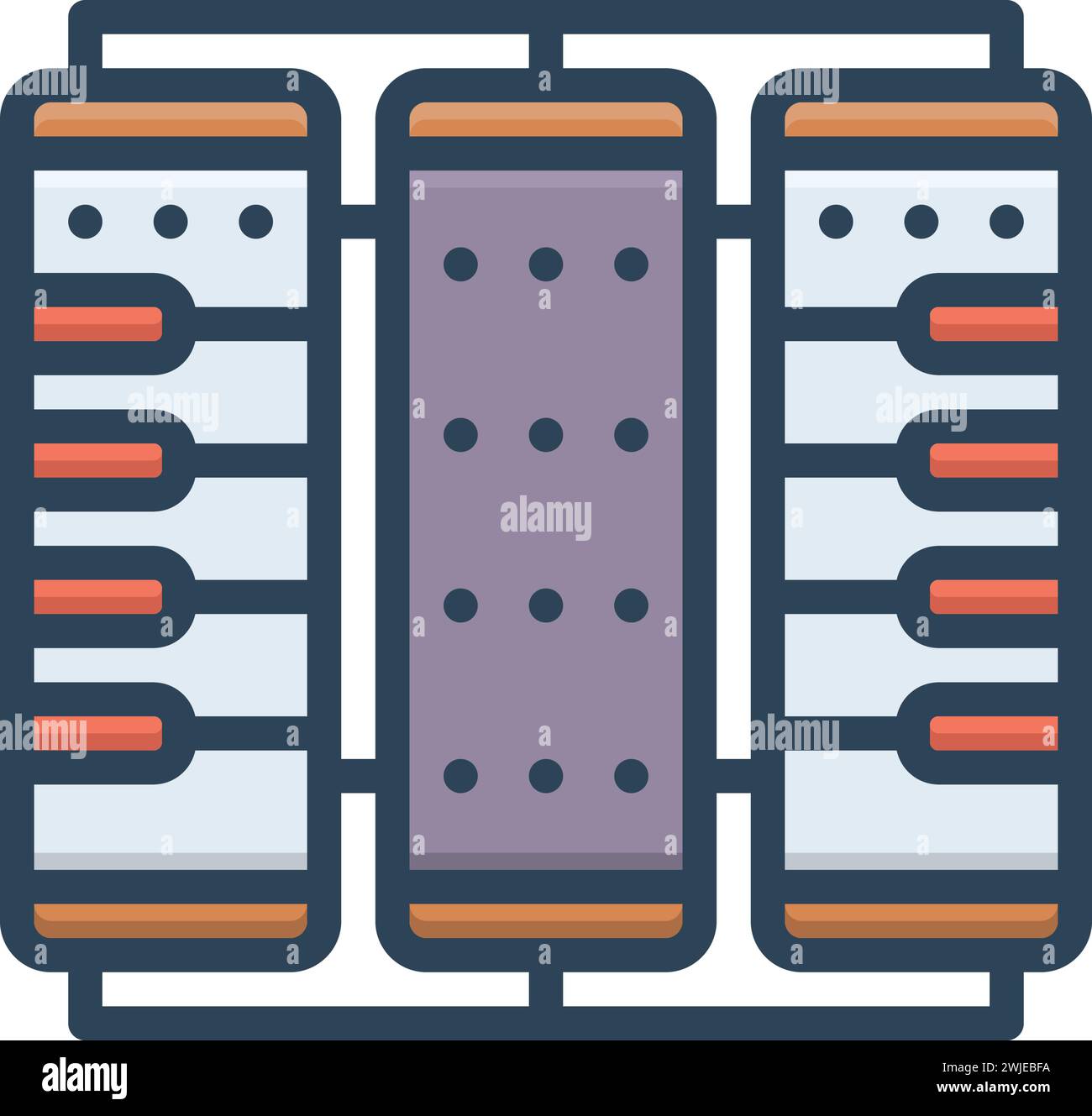 Logo servers Stock Vector Images - Alamy
