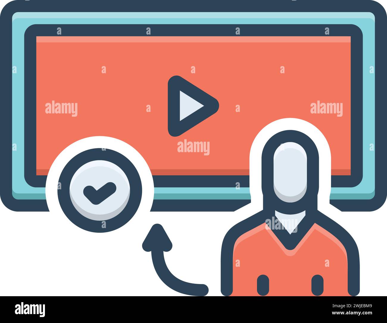 Where they were watched by Stock Vector Images - Alamy