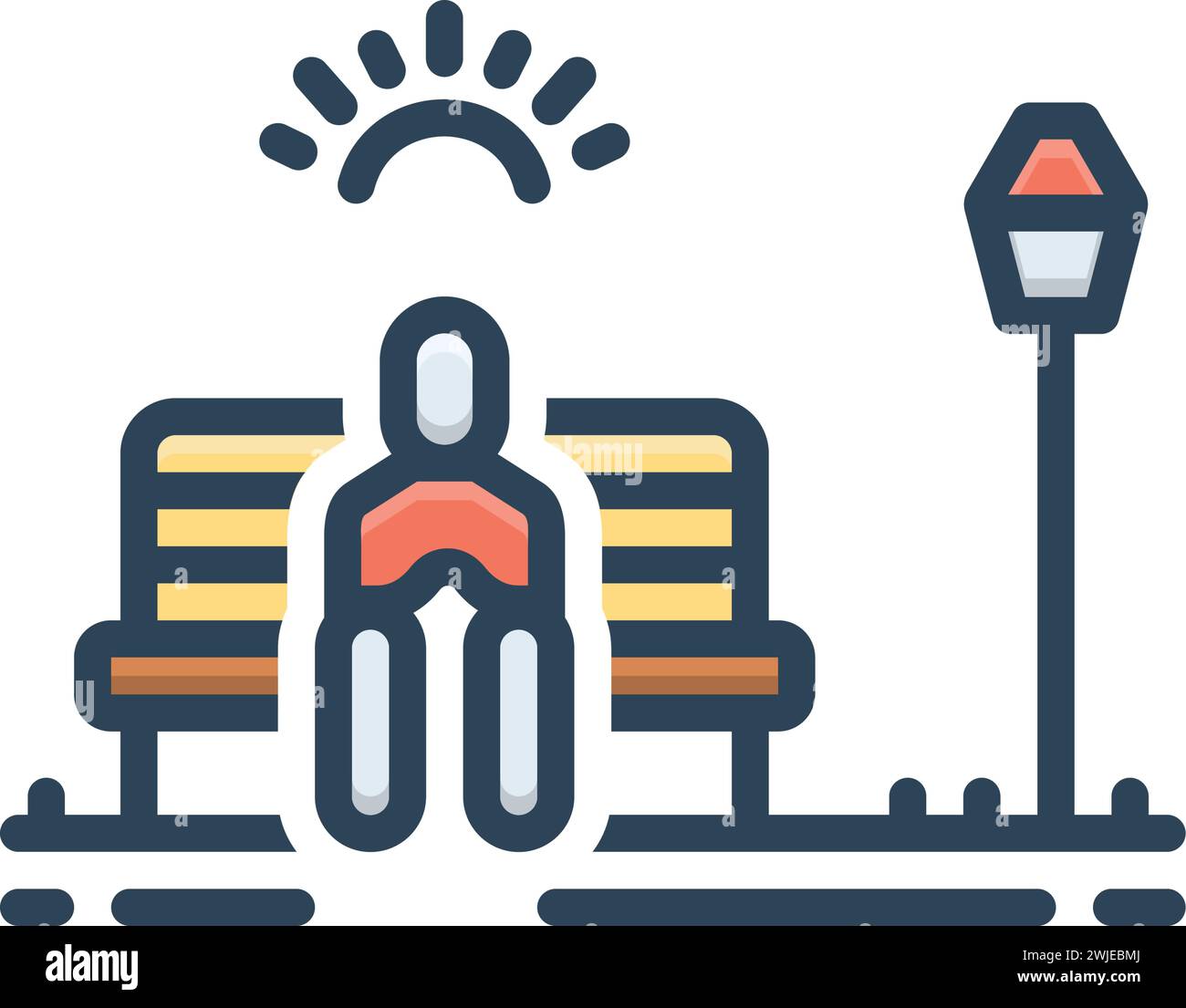 Lonesome lonely Stock Vector Images Alamy