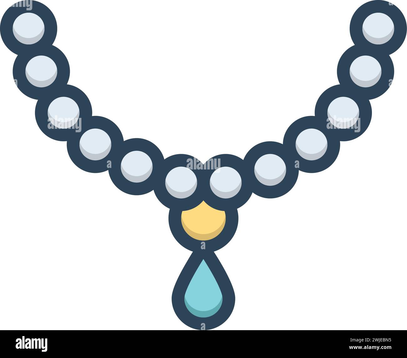 Icon perl gorget Stock Vector Images - Alamy