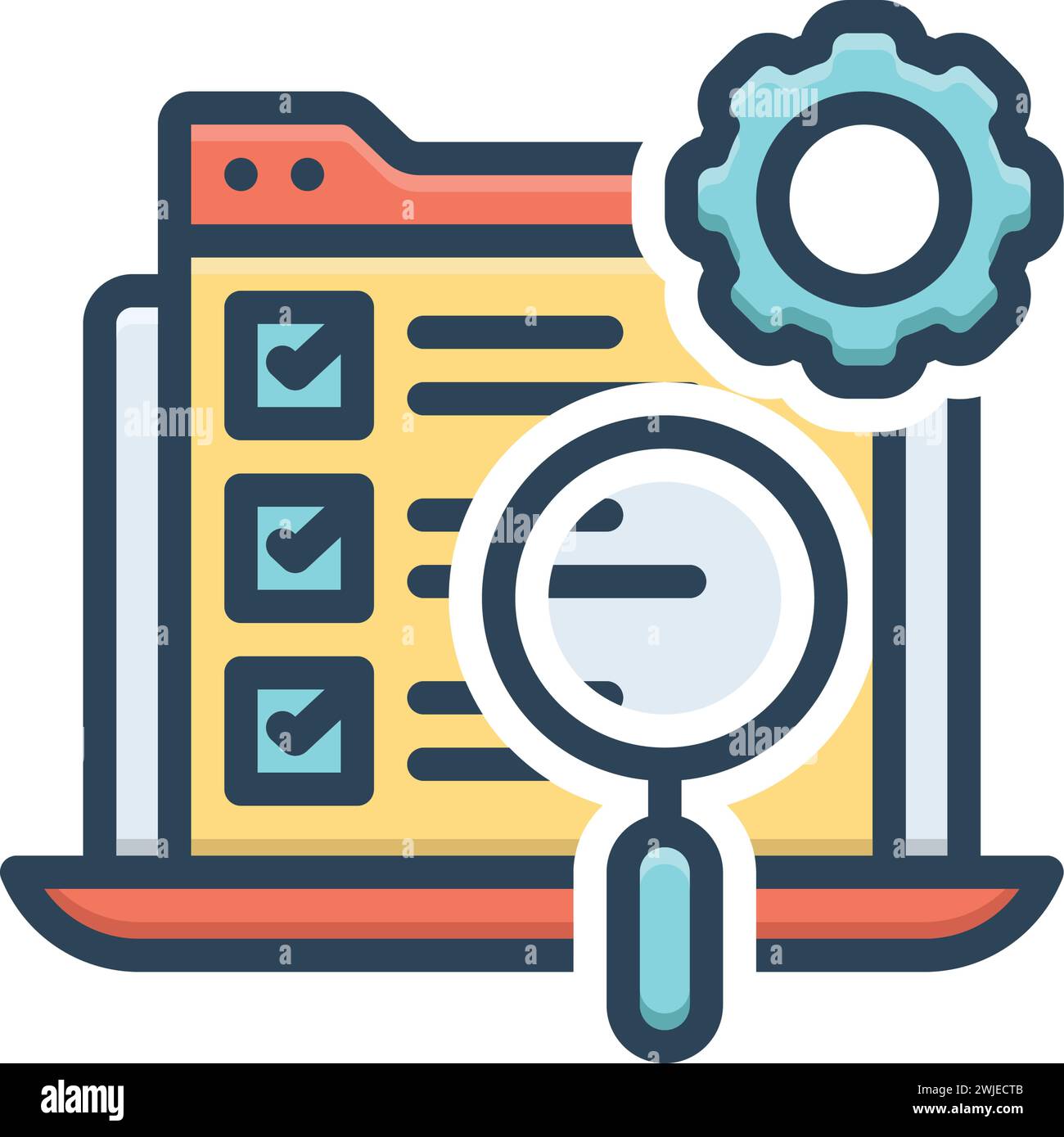 Icon for testing,examination Stock Vector Image & Art - Alamy