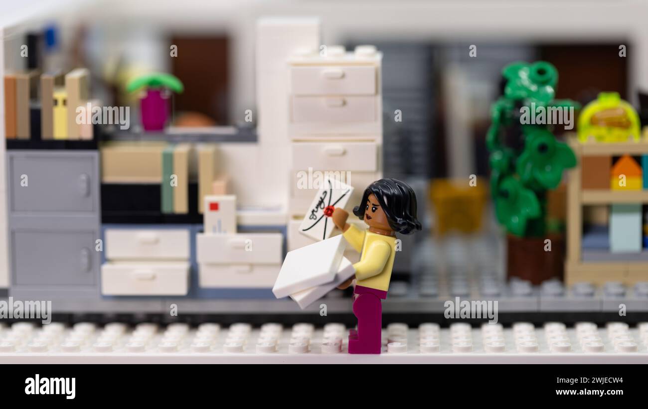 office lady hard to filing in the file room Stock Photo - Alamy