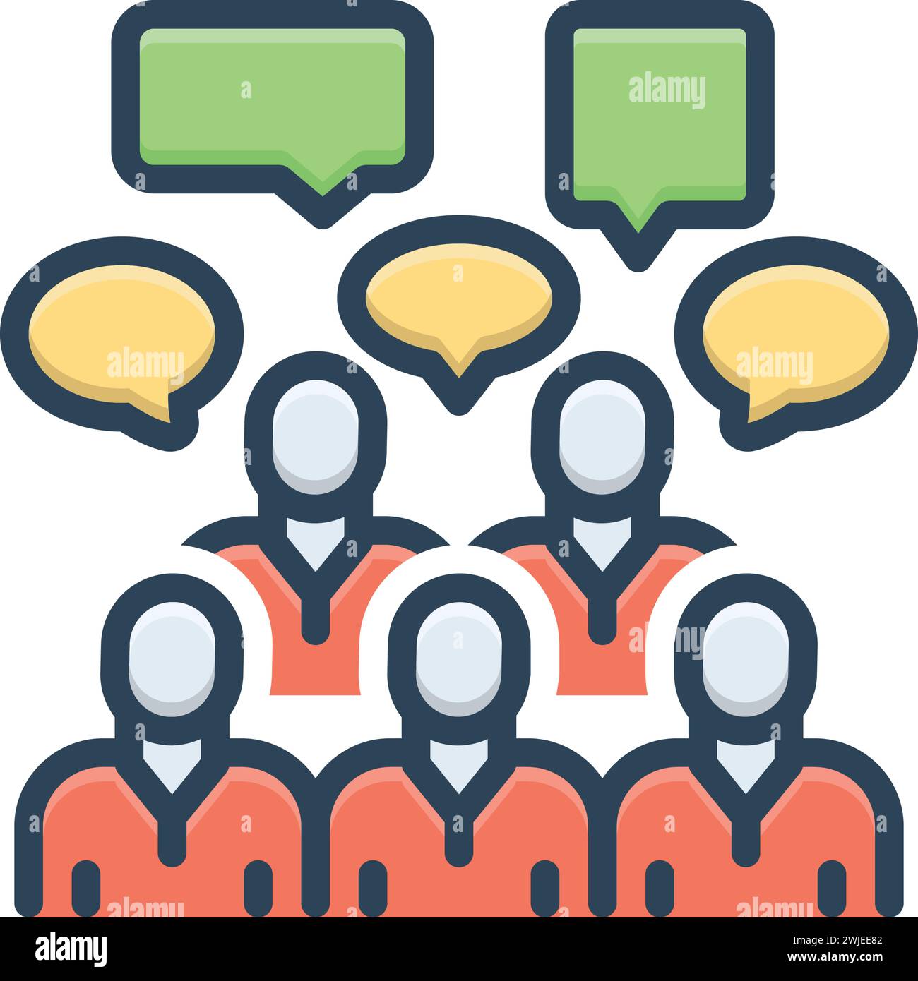 Icon for forum,meeting Stock Vector Image & Art Alamy