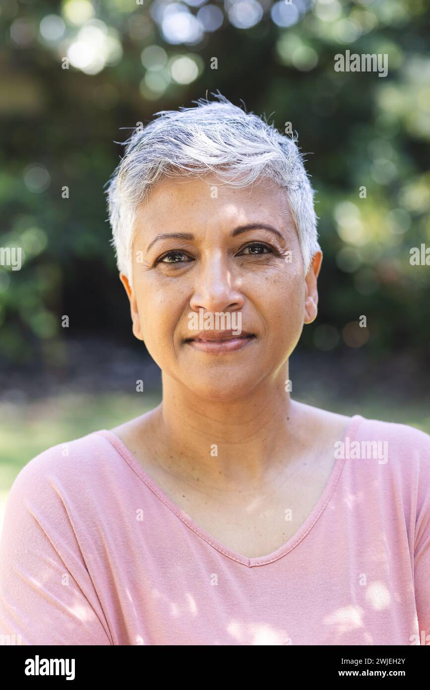 Confident joyful mature woman hi-res stock photography and images - Alamy
