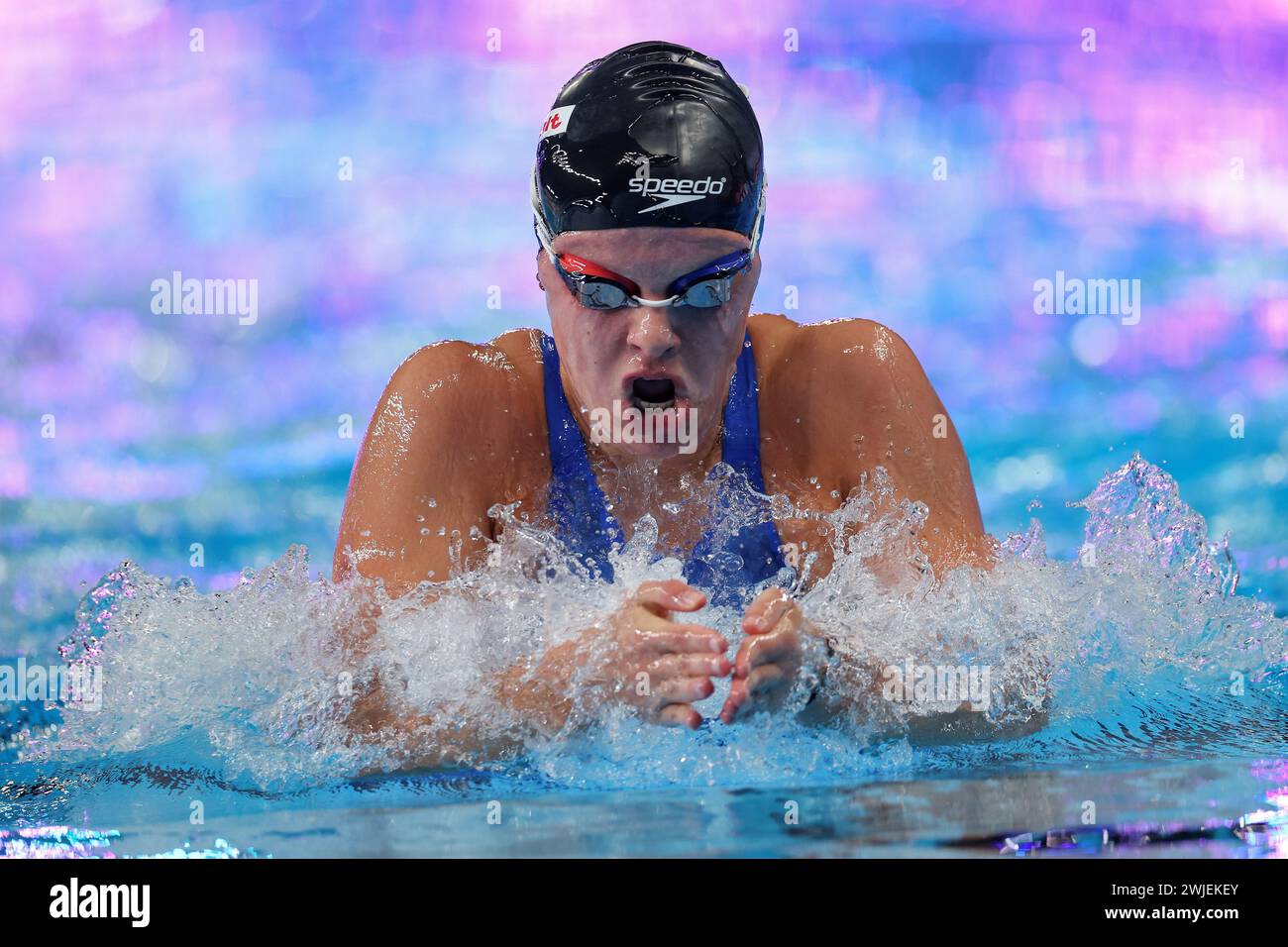 Doha, Qatar. 15th Feb, 2024. Belgian Grace Palmer pictured in action