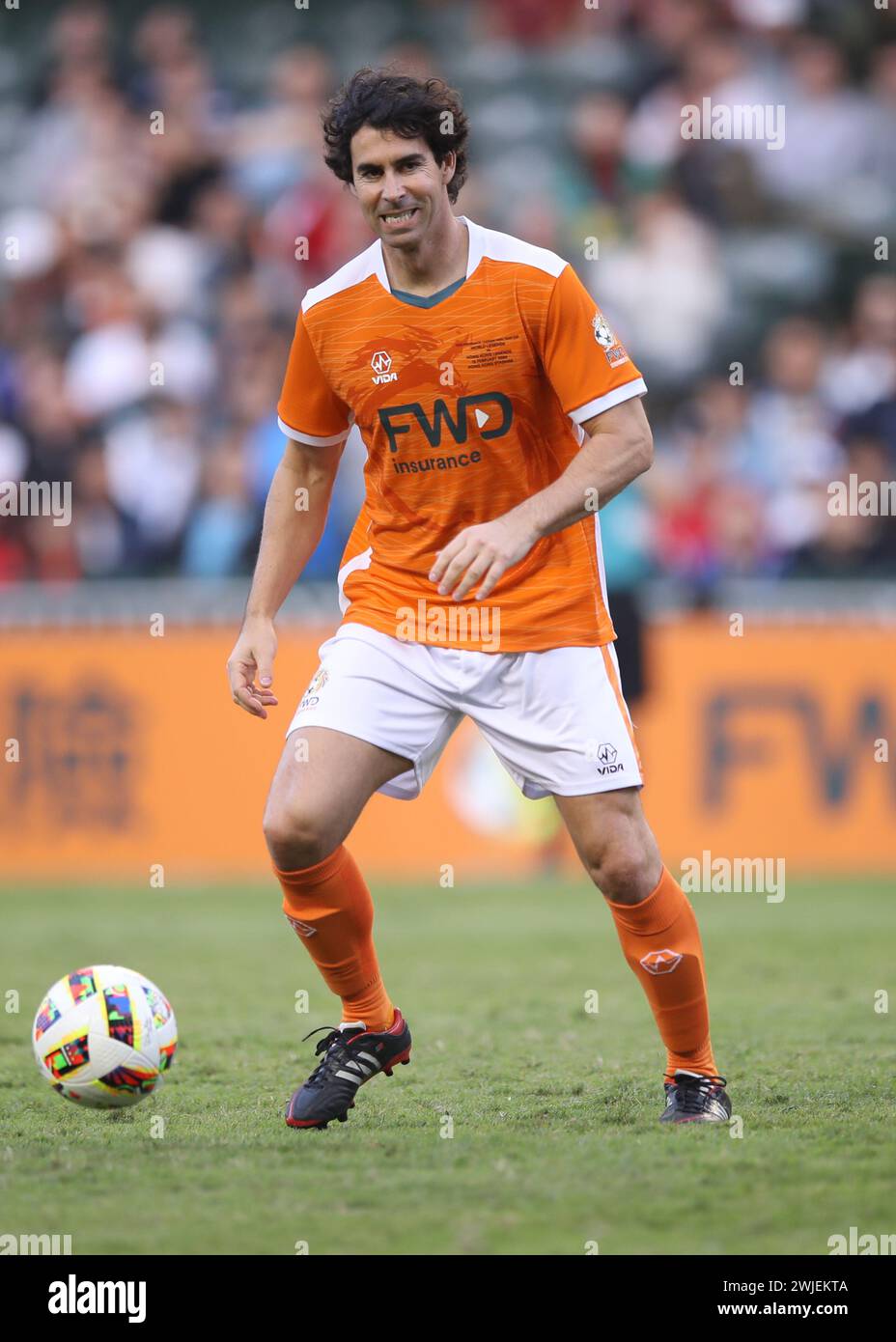 Fernando Morentes of World Legends seen in action during the FWD