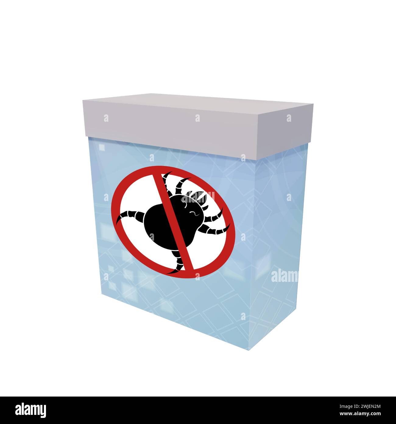 Dust mites and parasites insecticide vector illustration design Stock