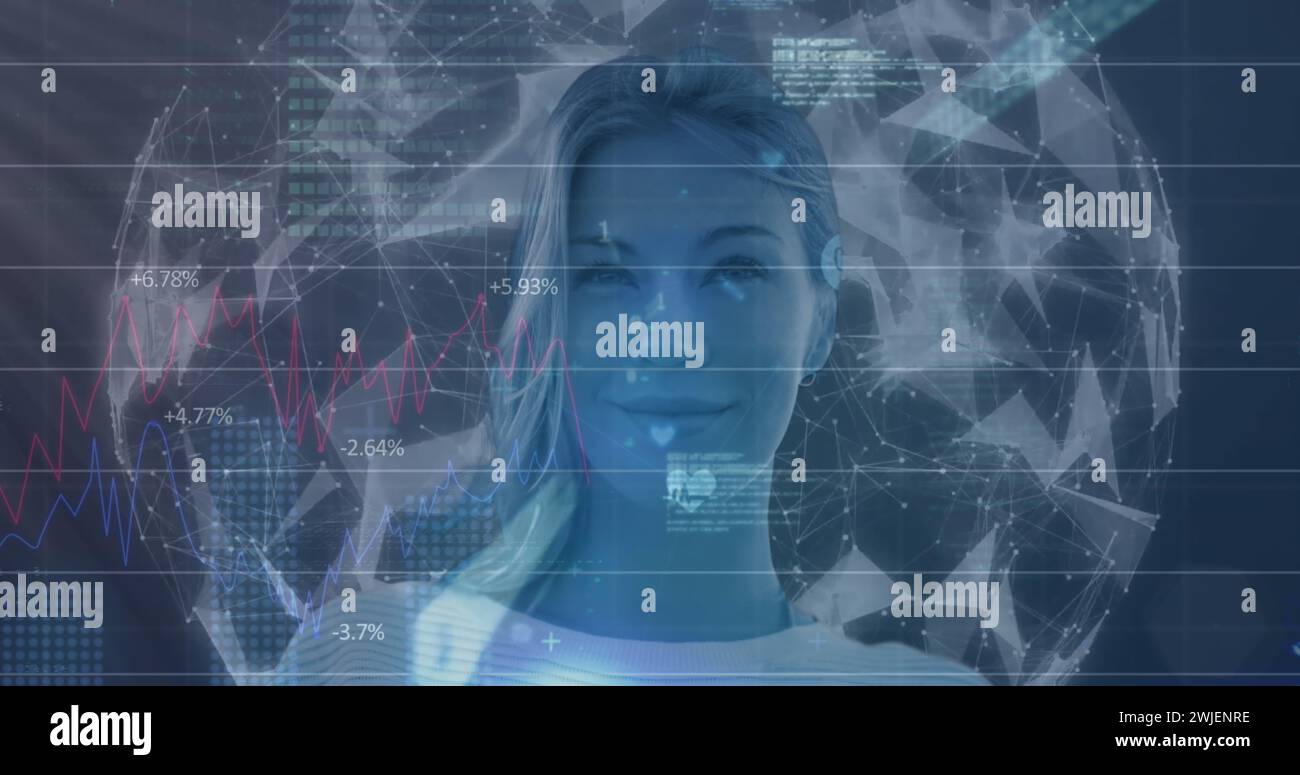 Processing data futuristic digital interface hi-res stock photography ...