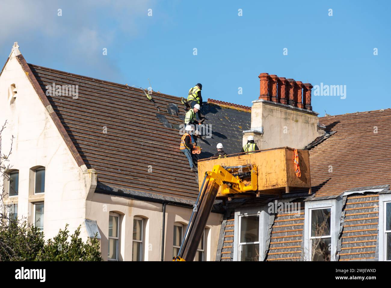 Demolition of Nazareth House in Southend, Essex, former convent nursing