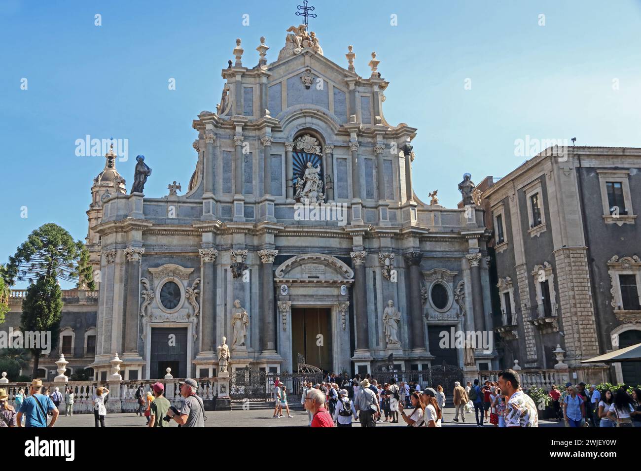 Basilica Cattedrale di Saint Agata, Catania, Sicily Stock Photo