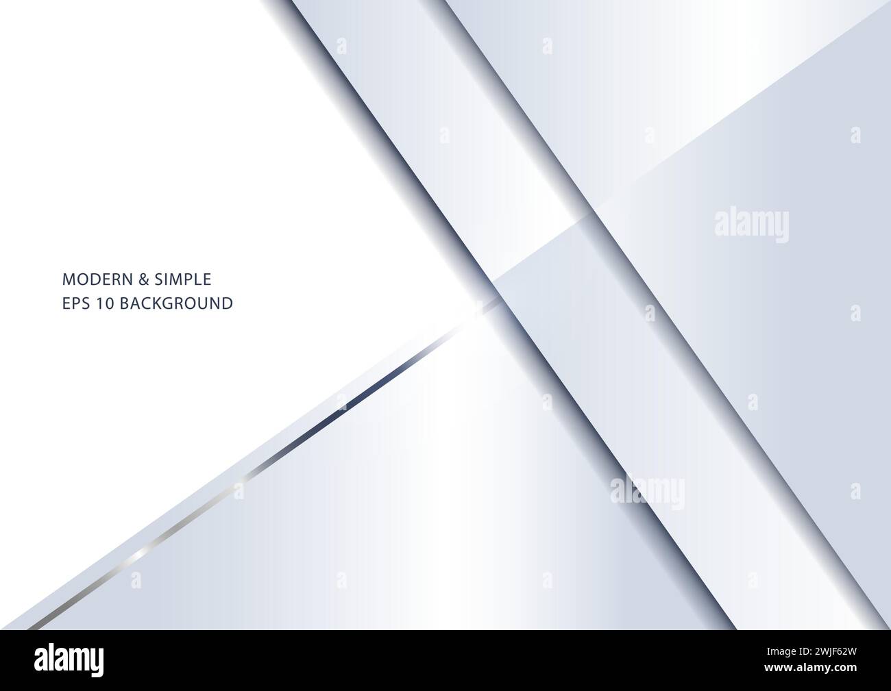 Luxurious abstract background with silver lines, vector illustration Stock Vector