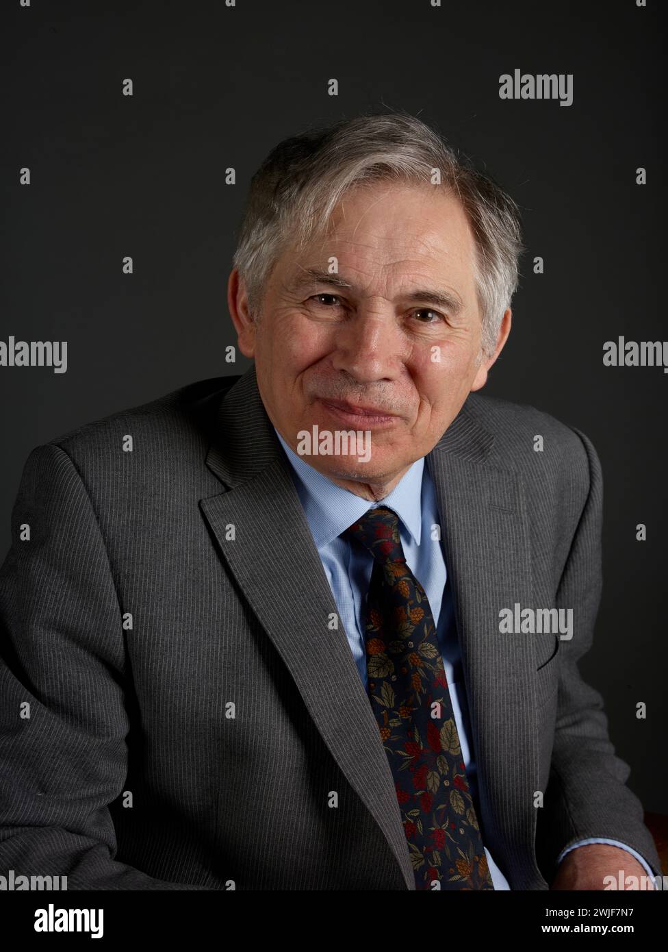 David Kynaston at the Oldie Literary Lunch 13-02-24 Stock Photo
