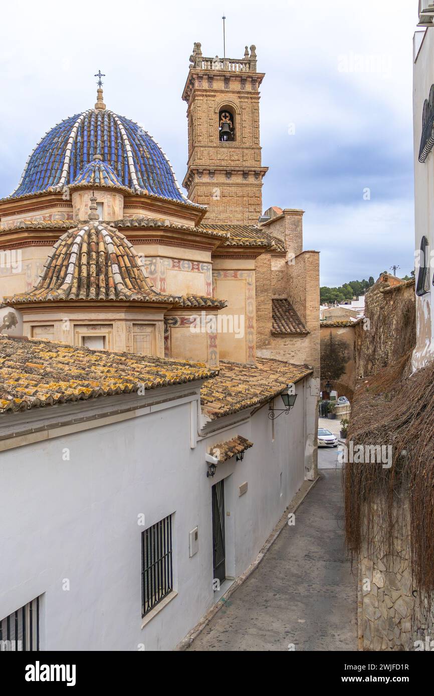 San Roque Church: A Historic Jewel in Oliva, Valencia, Spain Stock Photo