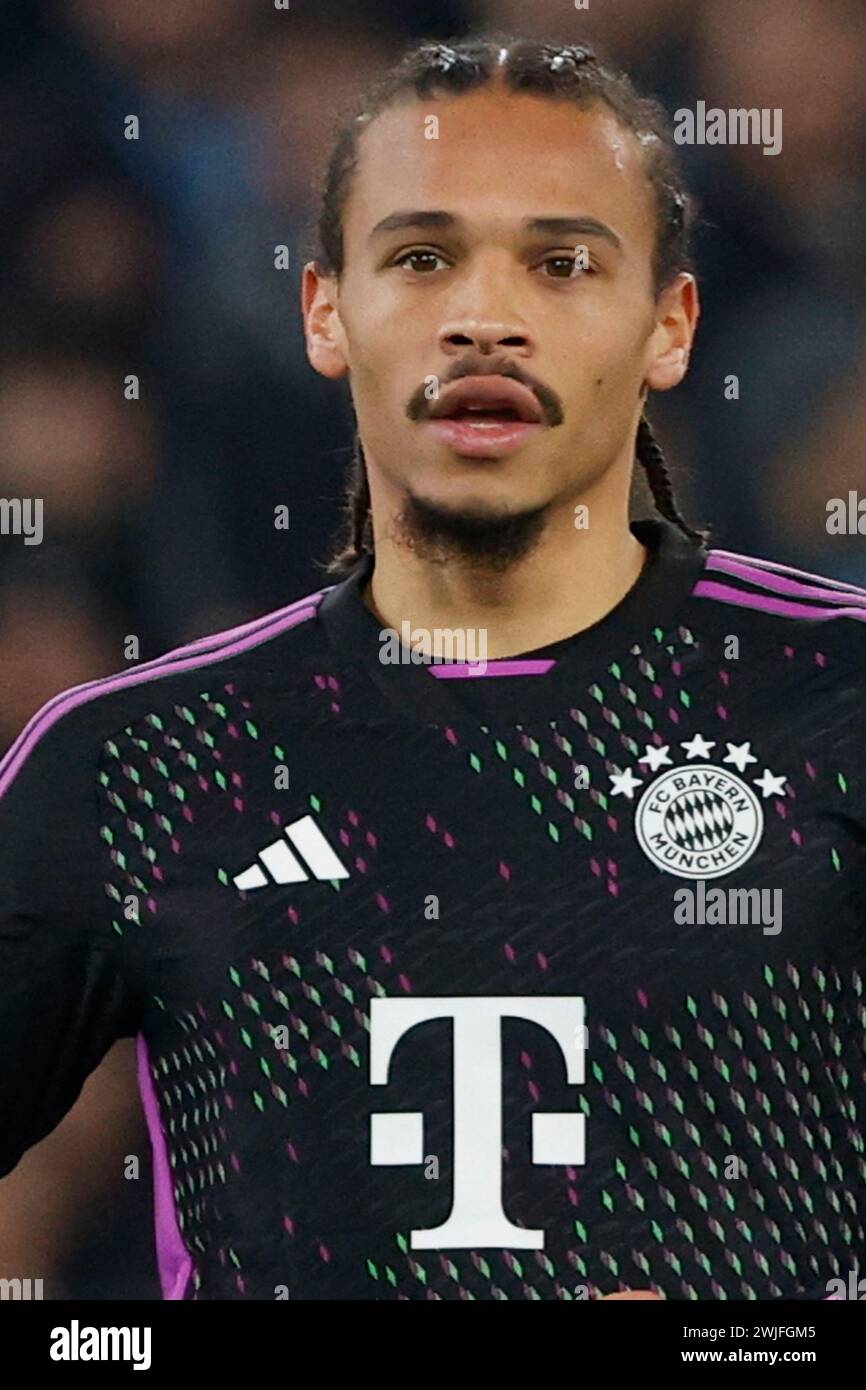 Leroy Sané of Bayern looks on during the UEFA Champions League round of